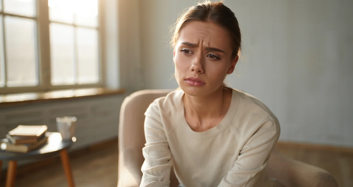 Двушка сидит на диване